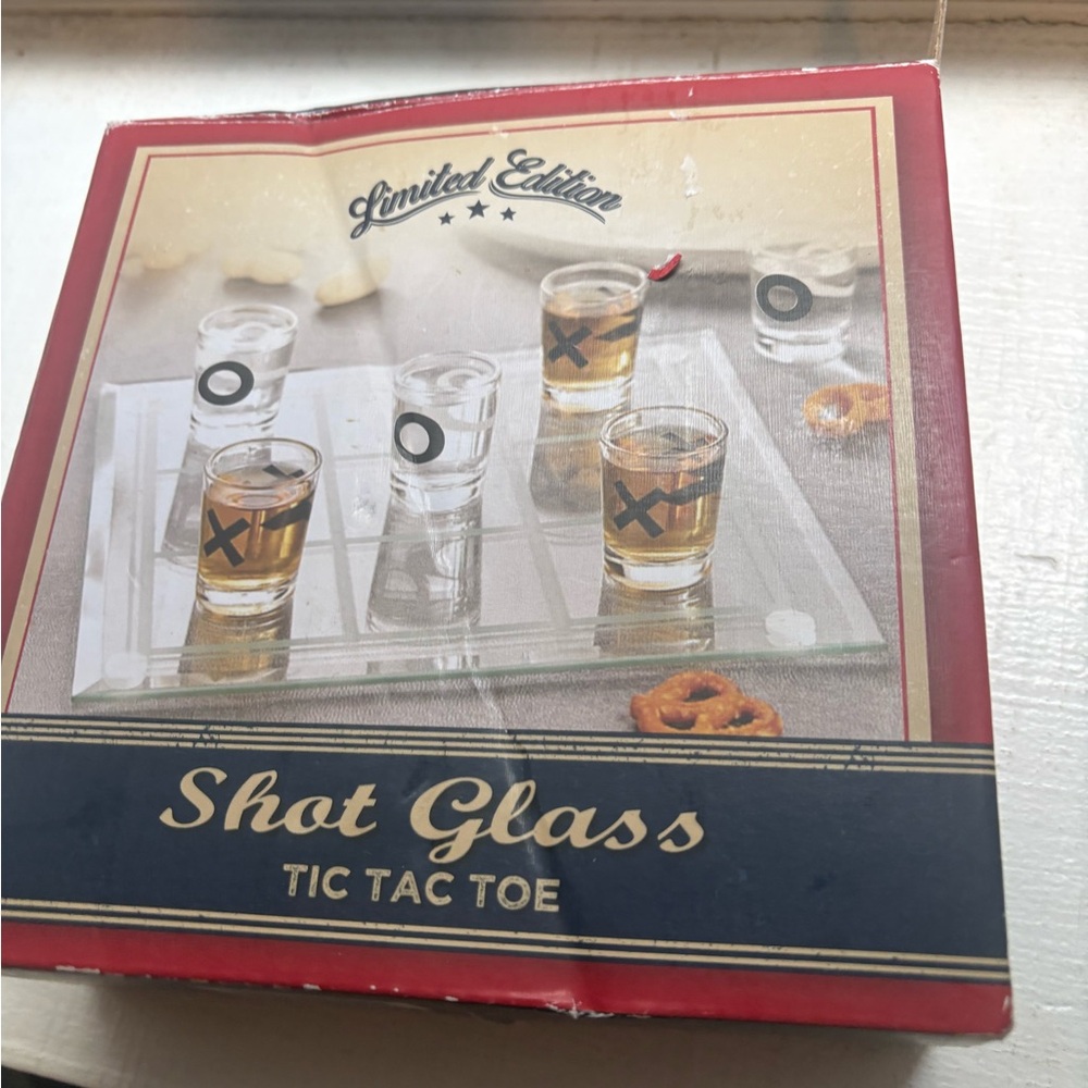 Limited Edition Tic Tac Toe Shot Glass Set